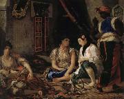 Eugene Delacroix Women of Algiers in the room oil on canvas